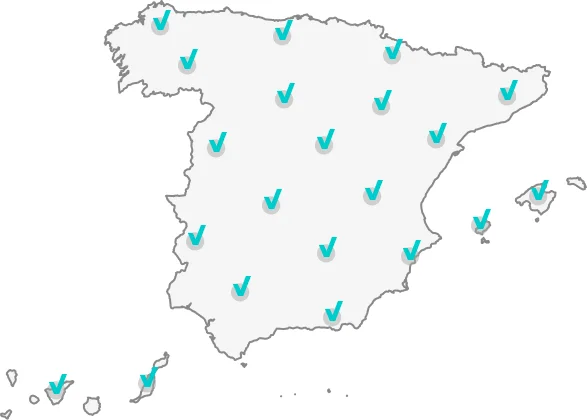 Mapa de cobertura Revicasa a Espanya