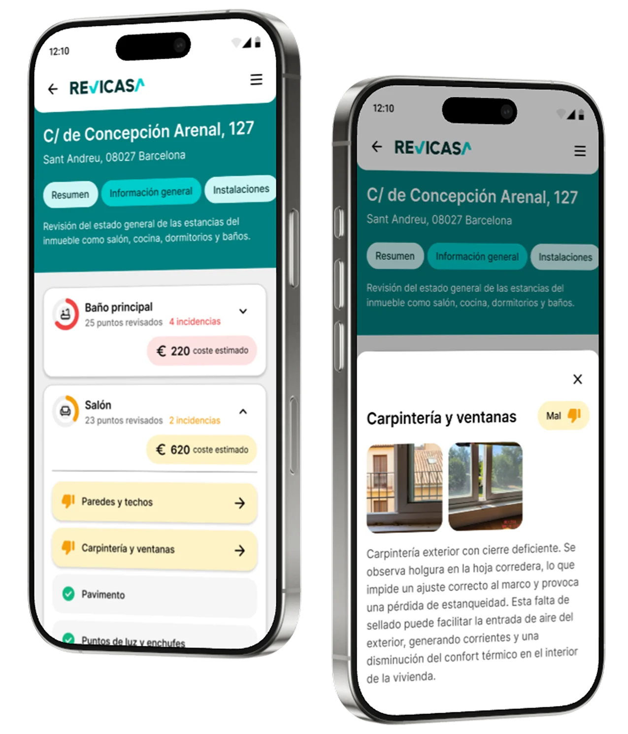 App d'inspecció Revicasa al mòbil